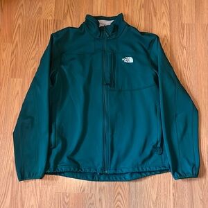 XL green North Face softshell